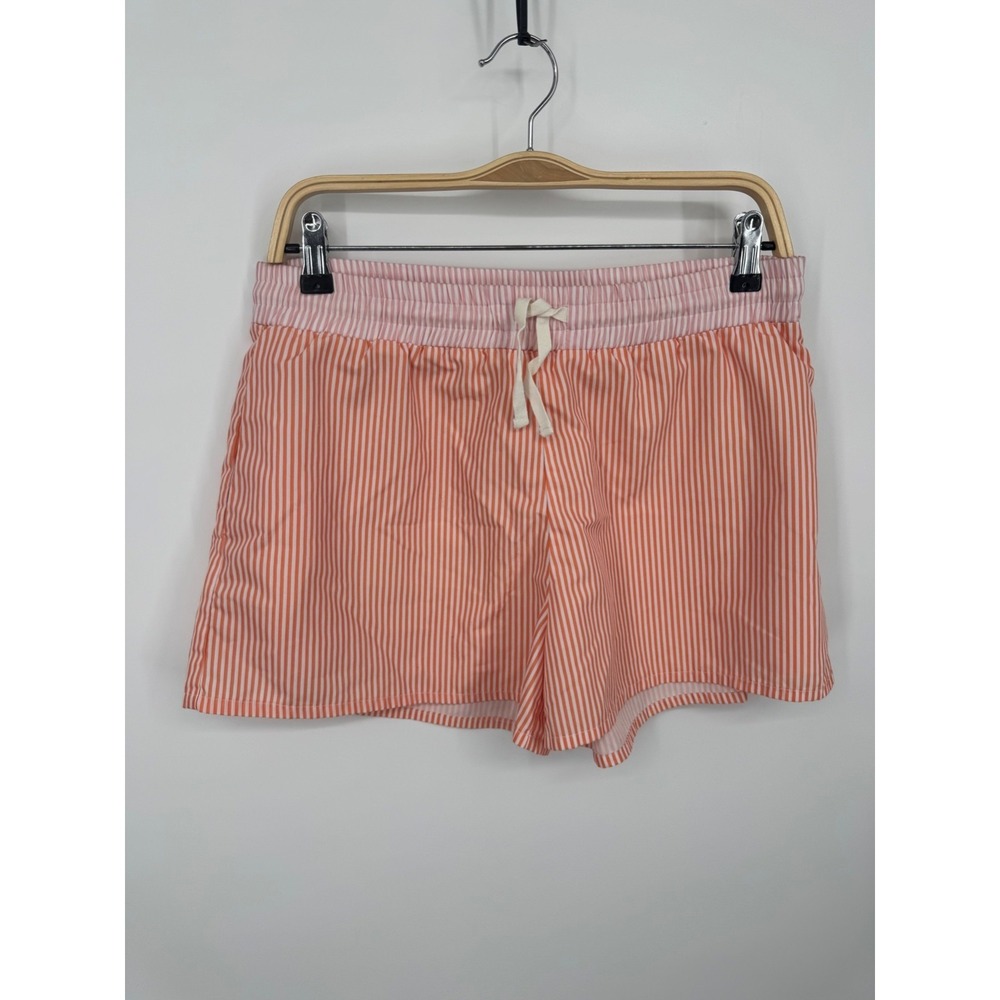 NWT Peepermayo Shorts Women's 4 Red White Striped 100% Cotton Drawstring Classic - Picture 8 of 12